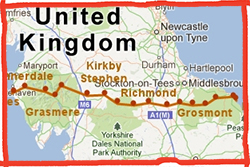 Ben Holt of Highlands kennels in Horam is raising funds for the Children's Respite Trust Charity in East Sussex by taking on the coast to coast charity walk.