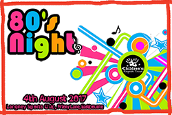 Eighties night for Children's Respite Trust