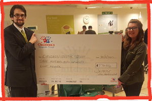 Waitrose cheque to Children's Respite Trust