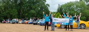 Supporters at the Launch of the Charity acetrack Run for the Children's Respite Trust in Sussex in Kent