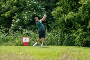 Scott Bryant of Coastway on the CBL Fastenings Team at the Children's Respite Trust Charity Golf Day