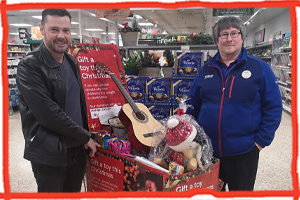 Tesco Uckfield and local community support the Children's Respite Trust with tehir Christmas Toy Appeal.