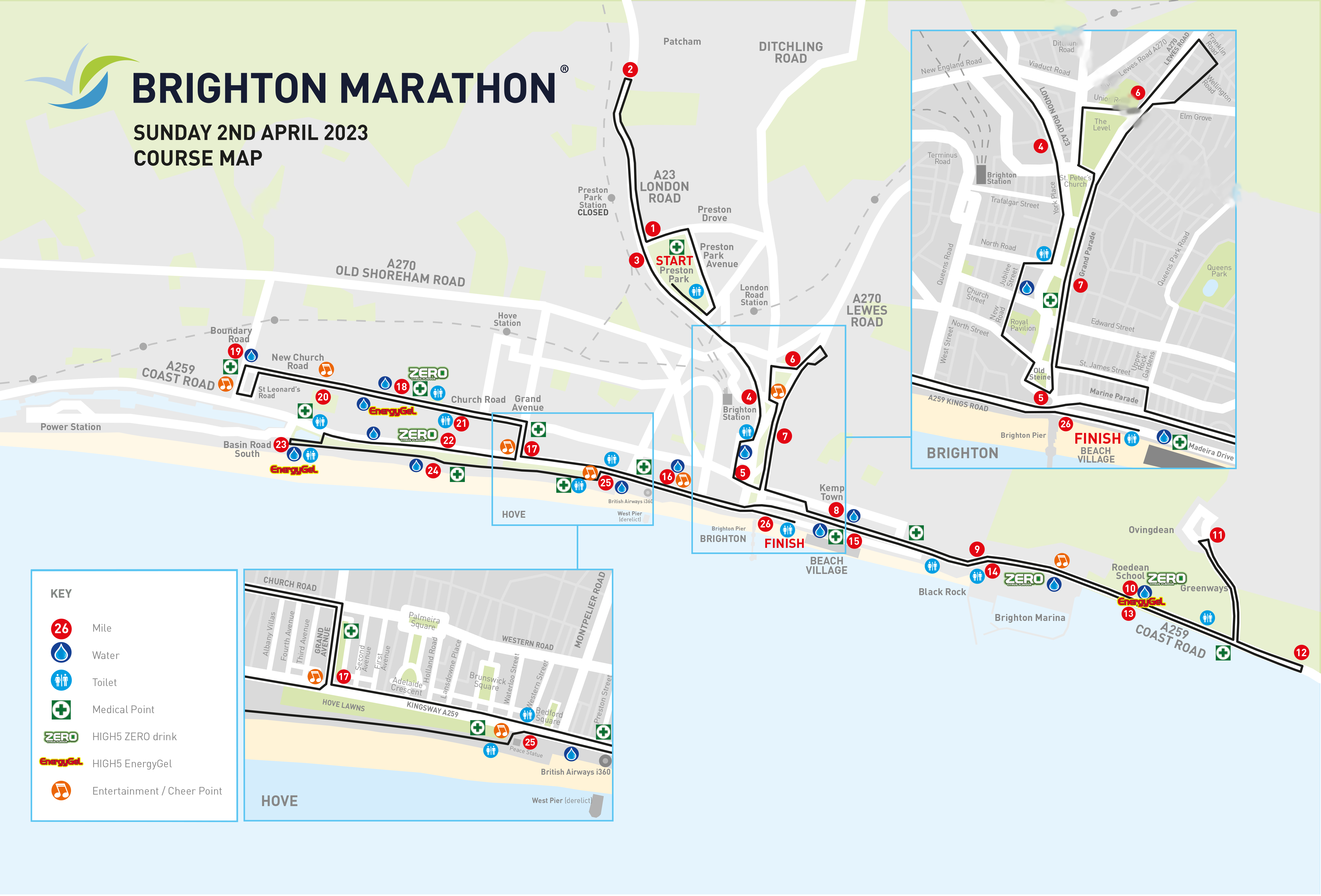 Run the new Brighton Marathon course with the Children's Respite Trust