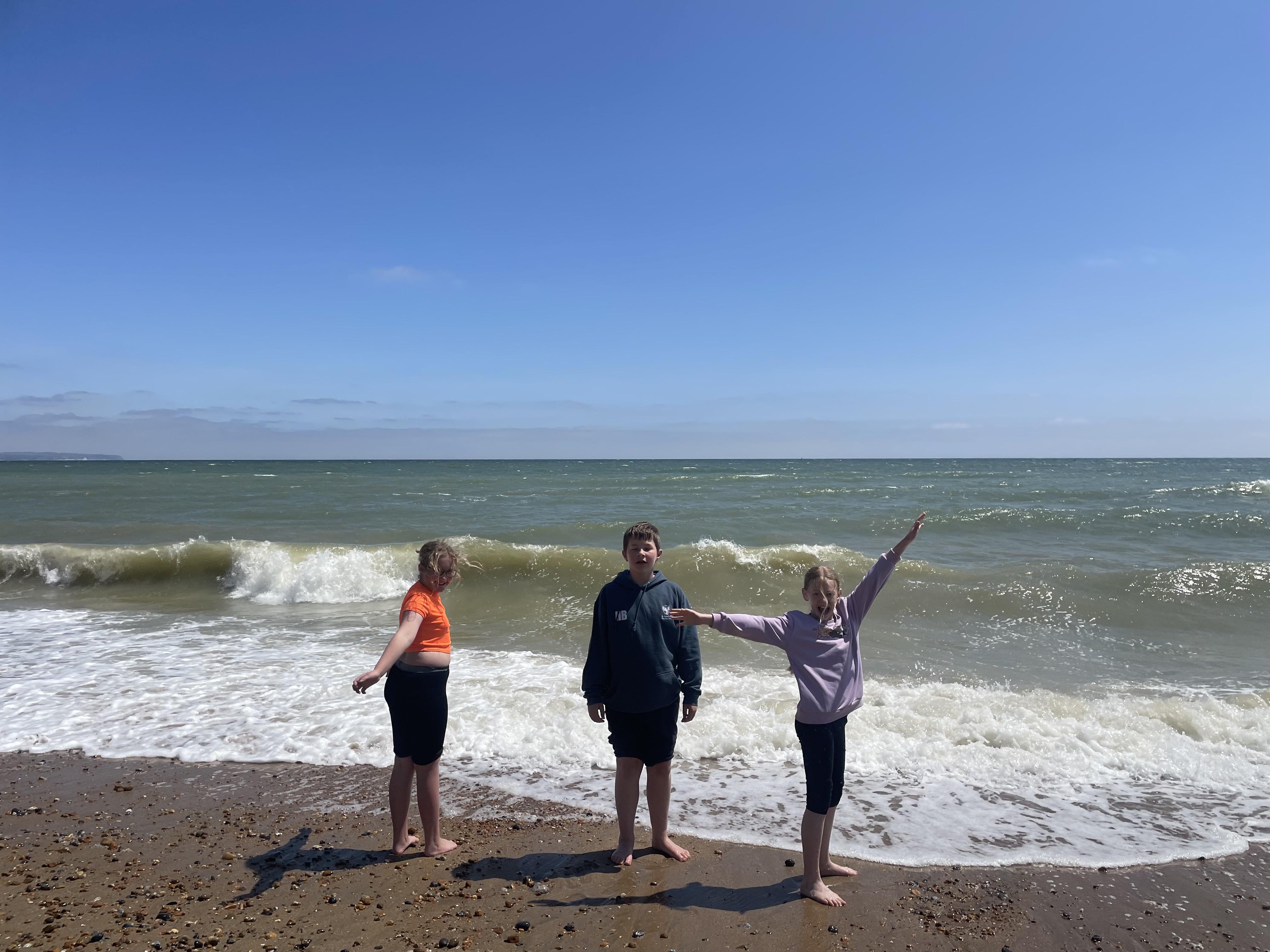 CRT Siblings Club visits the Beach in halfterm