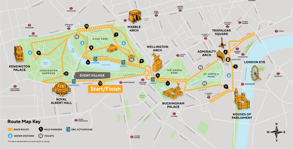 Run the iconic route of the royal parks marathon for the Children's Respite Trust