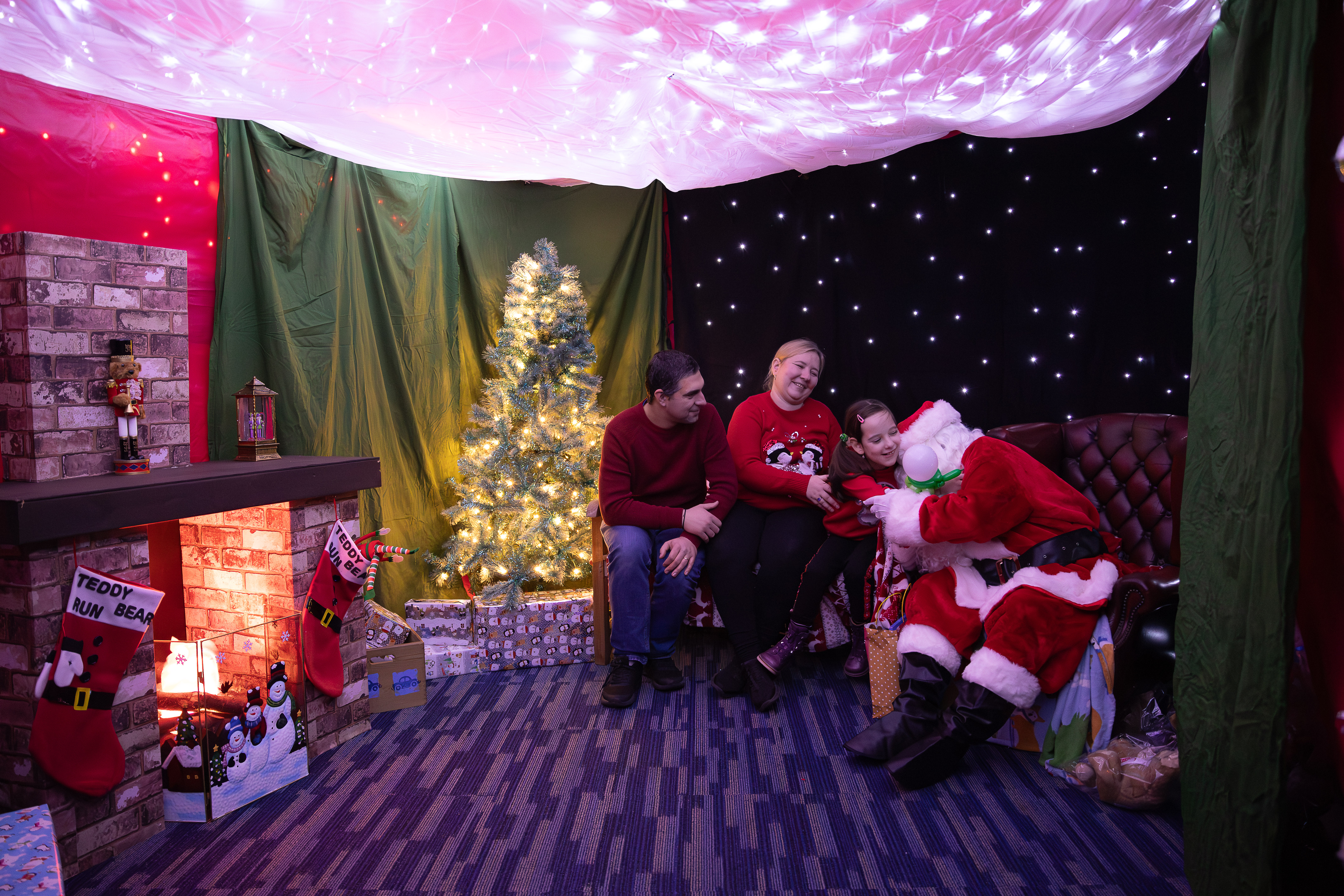 Sharing the magic meeting Santa at the Winter Wonderland 2023