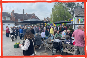 The Laughing Fish in Isfield supported the Children's REspite Trust with their annual beer race over Easter weekend