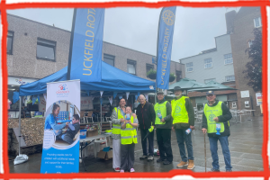 Volunteers and Uckfield Rotary raise funds for CRT